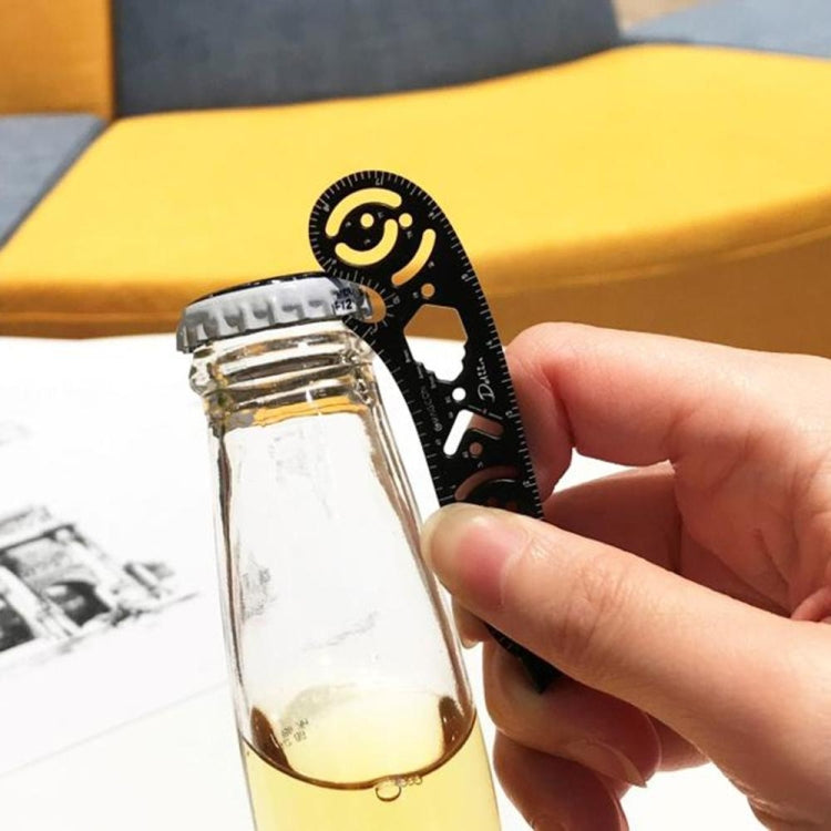 多功能繪圖尺創意畫圖工具磁性圓規尺