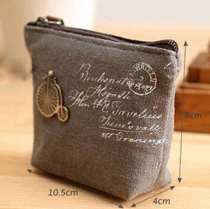 復古迷你零錢包禮品袋 經典懷舊儲物袋