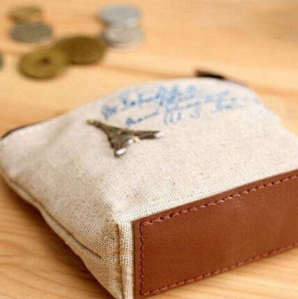 復古迷你零錢包禮品袋 經典懷舊儲物袋