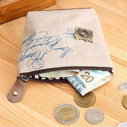 復古迷你零錢包禮品袋 經典懷舊儲物袋