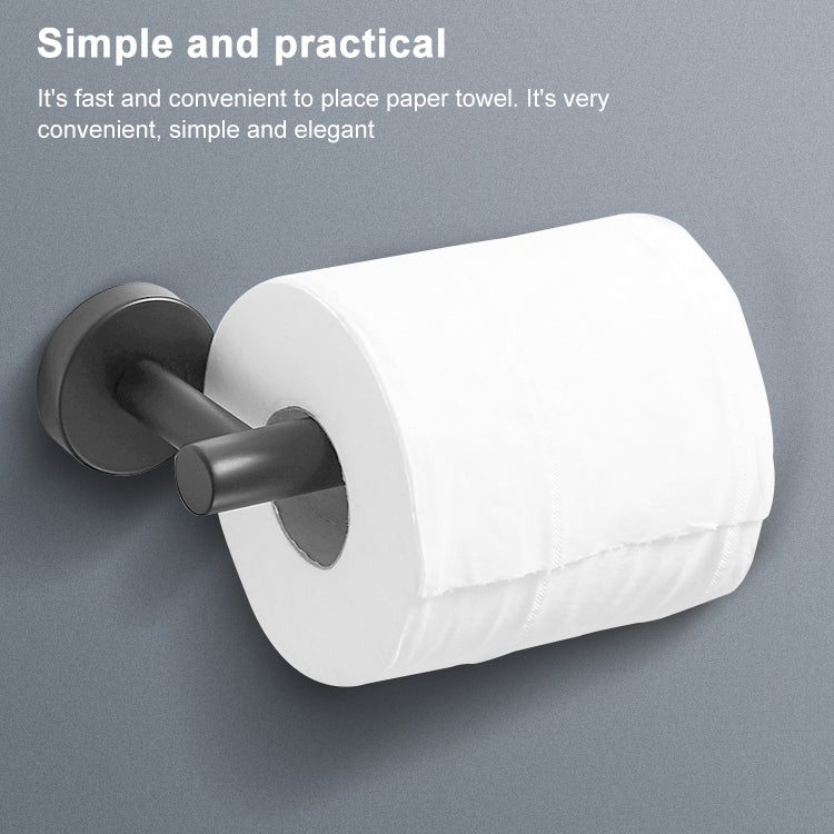 3件套 啞光304不銹鋼浴室毛巾桿紙巾架衣鈎浴室掛件