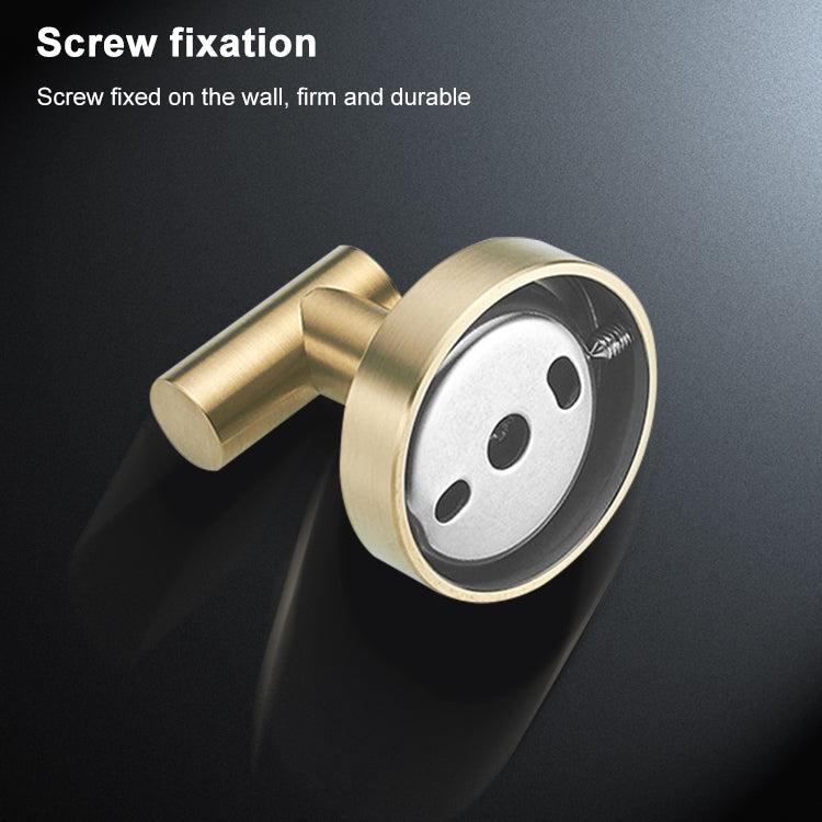 3件套 啞光304不銹鋼浴室毛巾桿紙巾架衣鈎浴室掛件