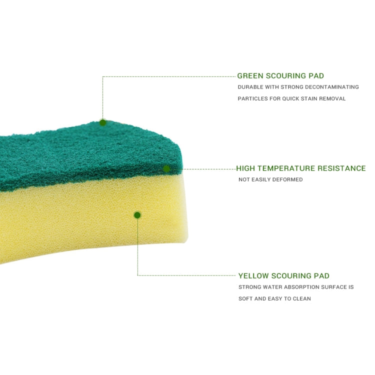 10個裝 海綿擦清潔廚房清潔布沖刷洗碟廚房清潔工具