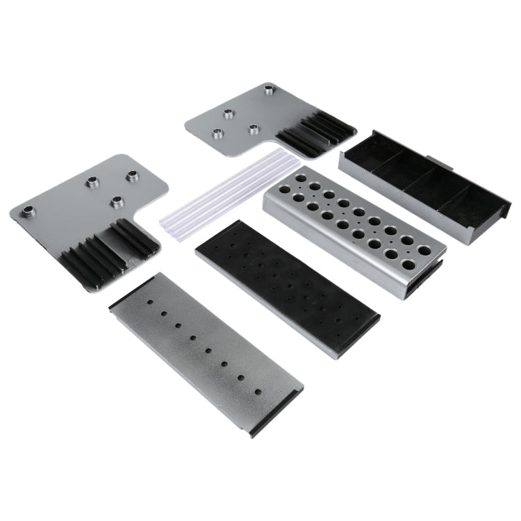 多功能手機維修工具盒塑料儲物盒螺絲刀鑷子电子維修工具箱