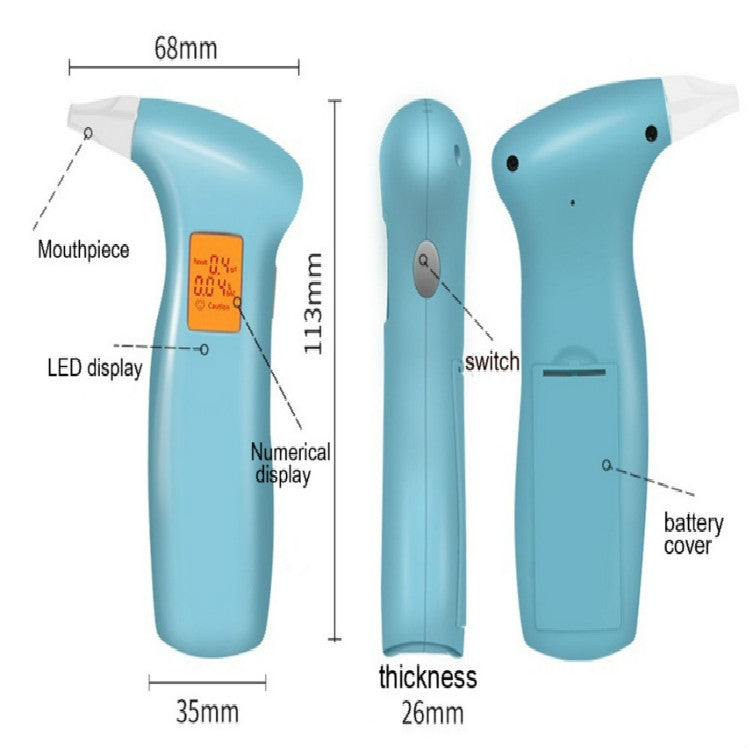 科微斯 便攜式吹氣式酒精測試儀