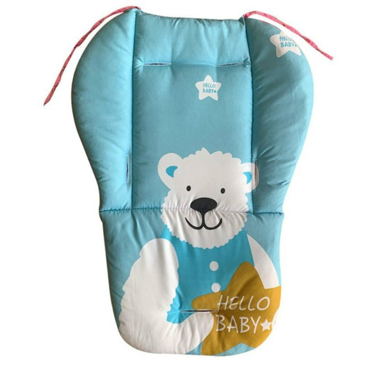 嬰兒推車棉坐墊秋冬季通用抗震加厚保暖嬰兒餐椅寶寶靠墊