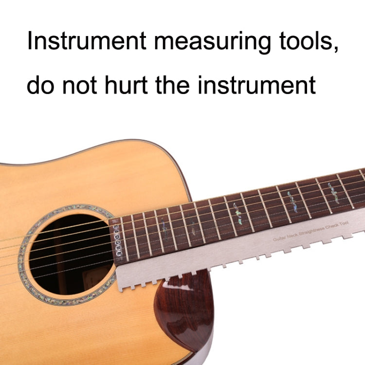 GNR2 不銹鋼測量貝斯吉他琴頸尺