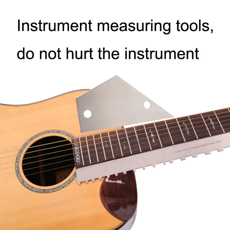 GNR2 不銹鋼測量貝斯吉他琴頸尺