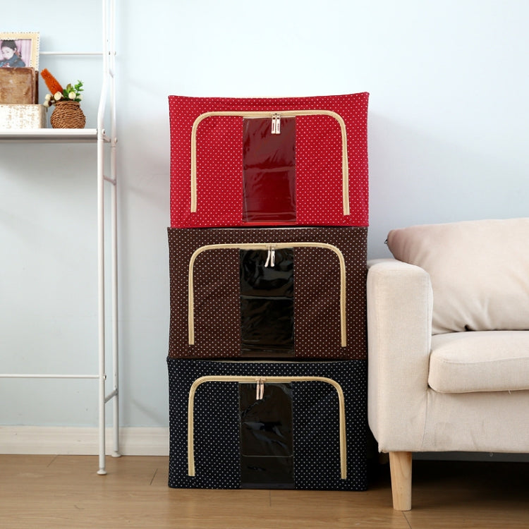 摺疊收納箱無紡布拉鏈防潮衣服收納盒