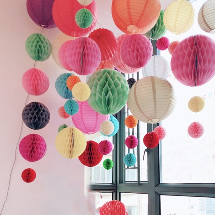 2 個一賣 婚房布置節日商場裝飾紙質蜂窩球燈籠