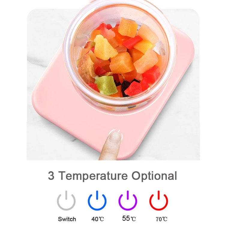 220V 智能3檔加熱恆溫咖啡奶茶可可水果汁杯墊底座 不含杯子，國標