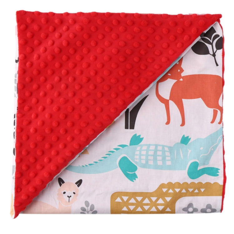 全棉卡通嬰兒安撫抱被可水洗推車蓋毯