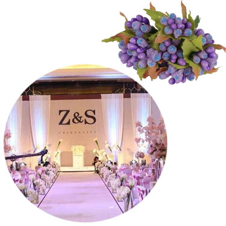 5把一賣 塑料手工DIY婚慶泡沫花頭仿真花束花蕊