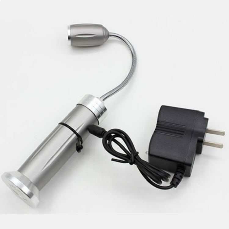 多功能帶磁鐵充電旋轉變焦轉彎工作燈強光手電筒，