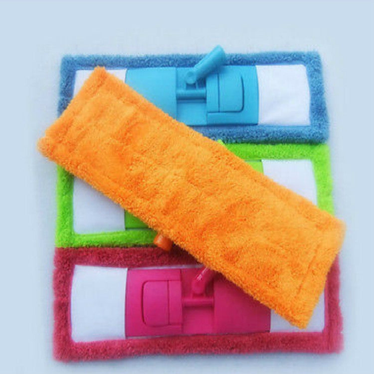 珊瑚絨布頭加厚平板替換家用公司清潔拖把布頭