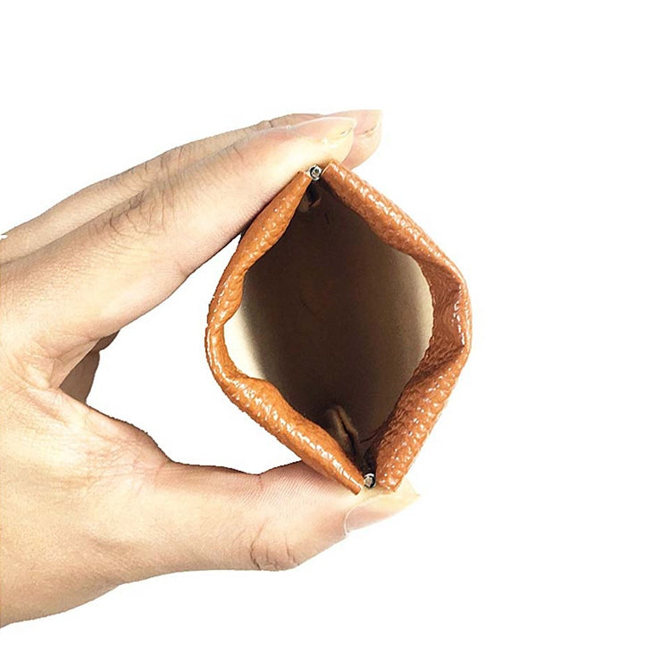 時尚純色PU皮錢包女士男士迷你短款錢包