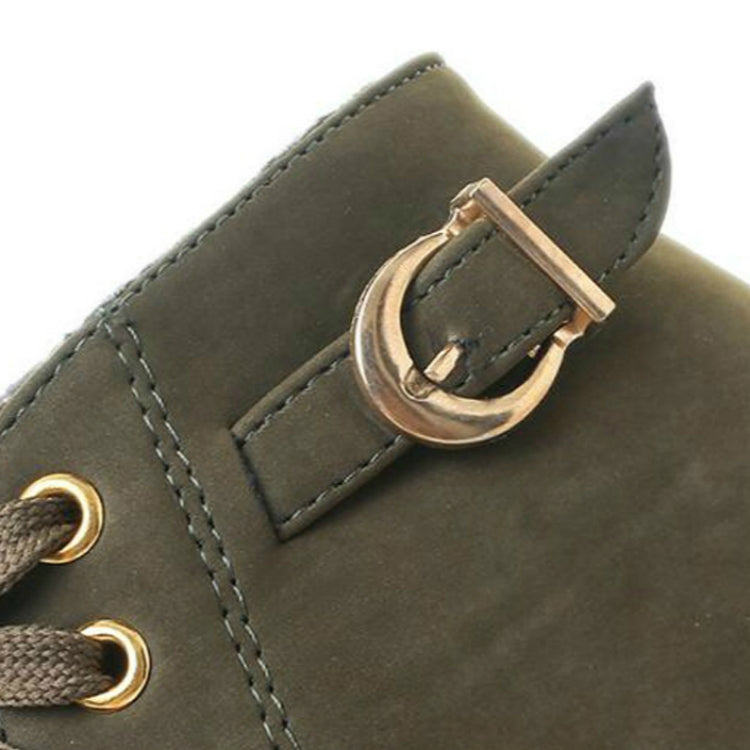 時尚方形高跟鞋純色運動鞋雪地靴