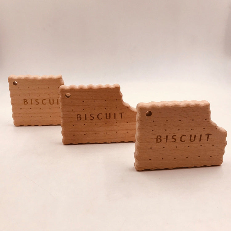 10個一賣DIY飾品咬牙櫸木餅乾磨牙棒嬰兒牙膠玩具