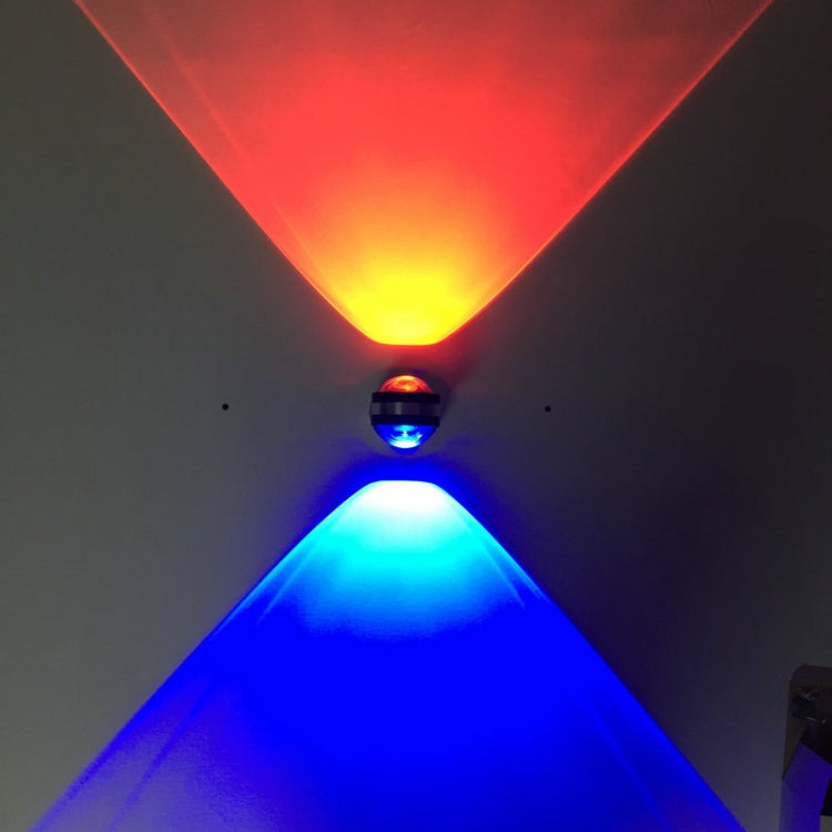 LED上下出光壁燈 雙面水晶鋁材燈