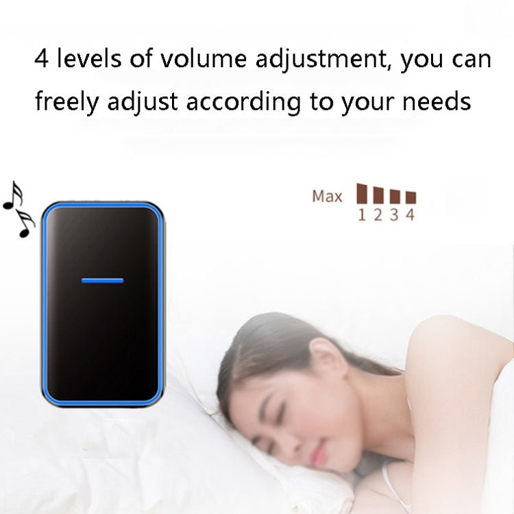 CACAZI/卡佳斯 A68-2 一拖二無線遙控电子門鈴 家用智能數碼無線門鈴