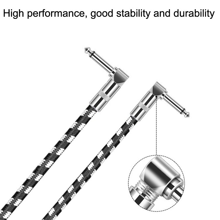 2彎頭 6.35mm吉他線無氧銅芯TS大二芯連接線