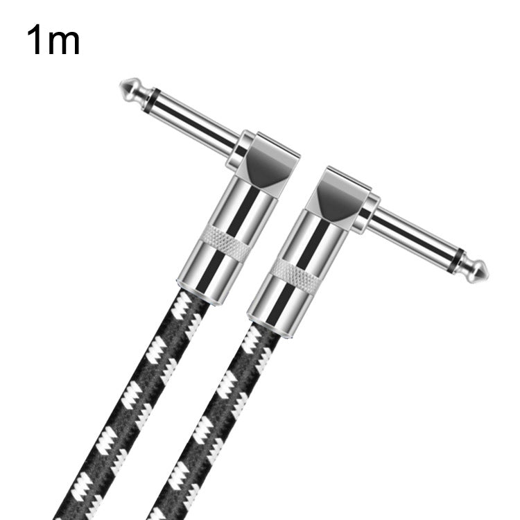 2彎頭 6.35mm吉他線無氧銅芯TS大二芯連接線