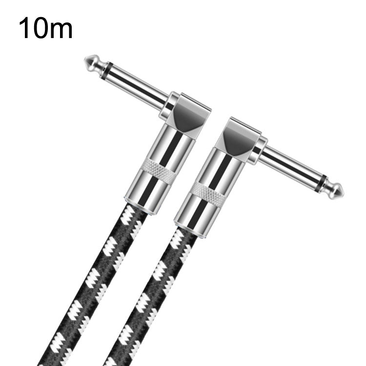 2彎頭 6.35mm吉他線無氧銅芯TS大二芯連接線