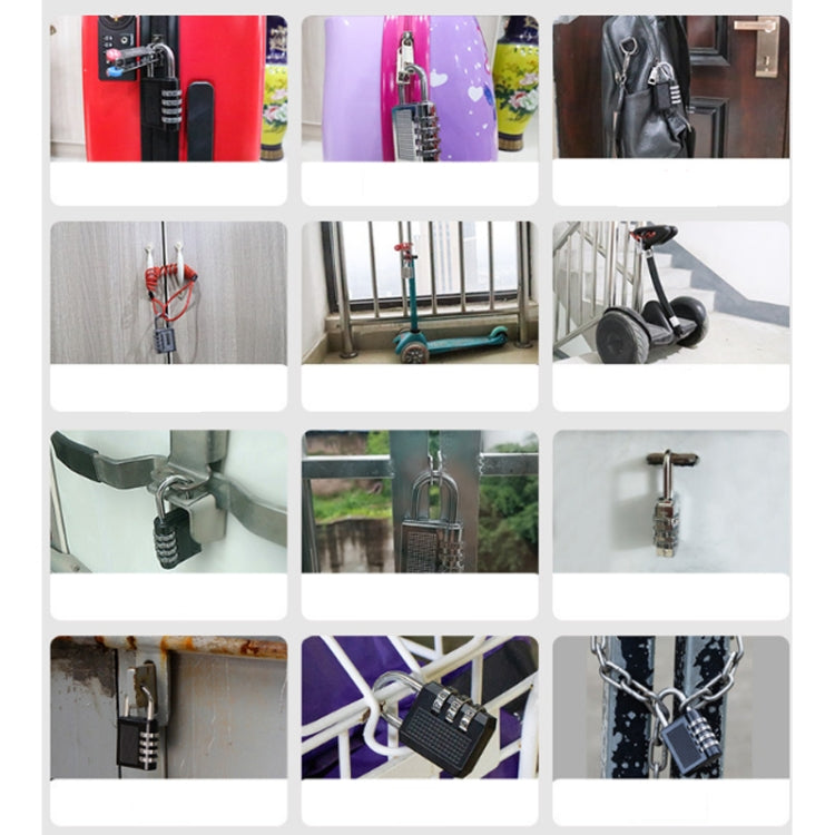 Four Digits Combination Lock Lluggage Gym Anti-theft Padlock