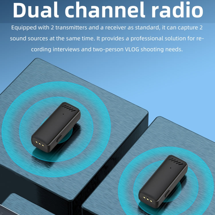 無線領夾降噪收音麥克風 帶充電倉