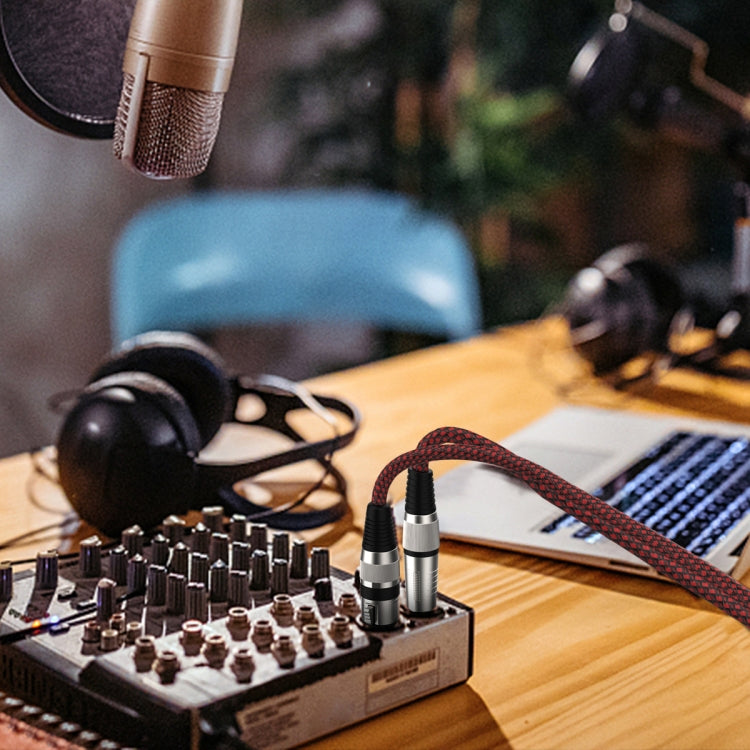 紅黑網 TRS 6.35mm公轉卡農母 麥克風XLR平衡線