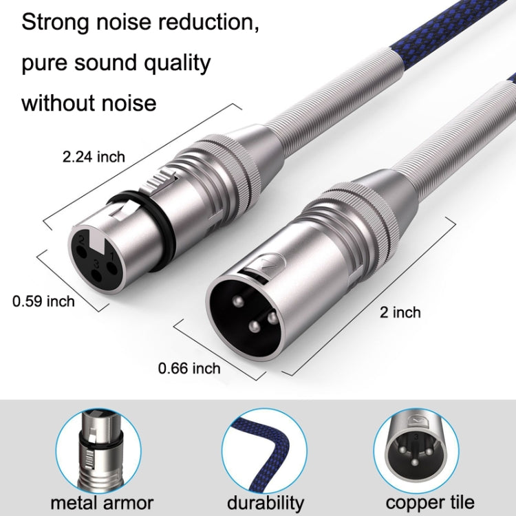 2個一賣 LHD010 卡龍公對母 XLR雙卡麥克風音頻線