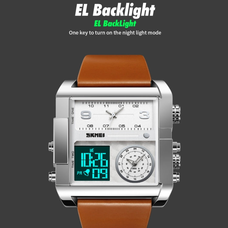 時刻美 2021 方形大錶盤三機芯男士運動手錶