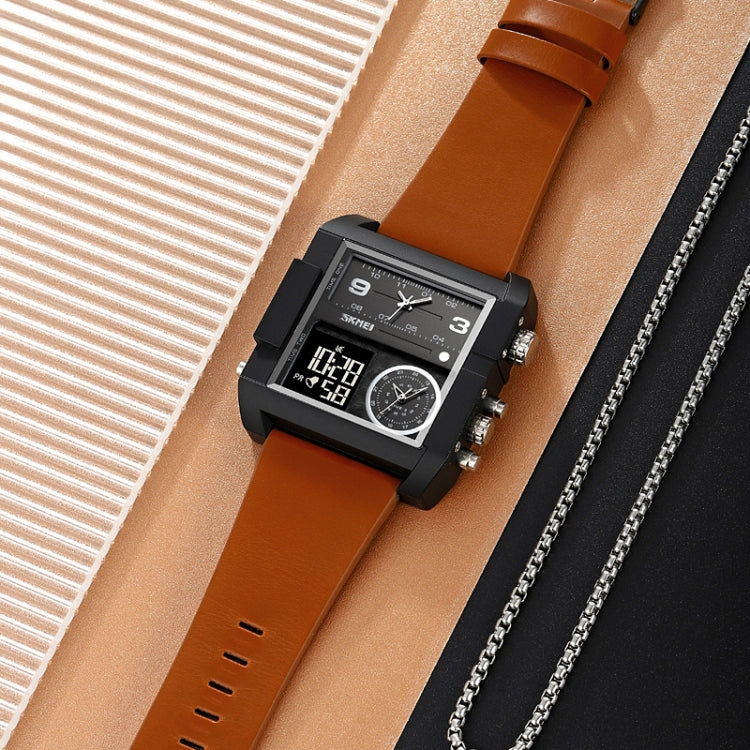 時刻美 2021 方形大錶盤三機芯男士運動手錶