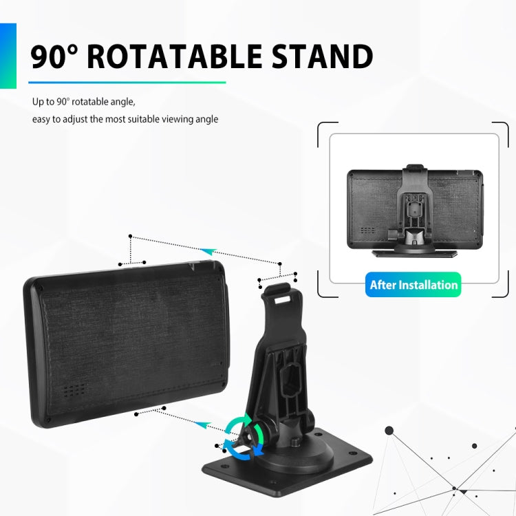 A3135 7寸高清有線智慧屏 帶無線Carplay+安卓Auto+安卓