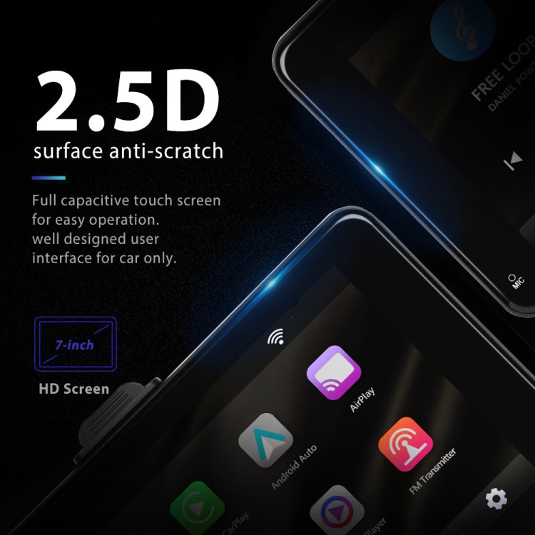 A3135 7寸高清有線智慧屏 帶無線Carplay+安卓Auto+安卓