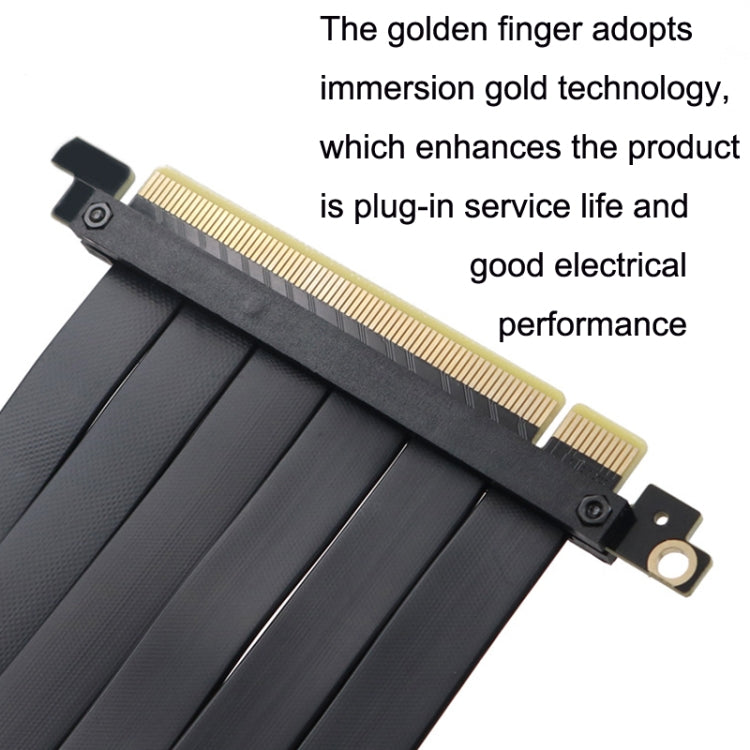 PCI-E 3.0 16X 180度顯卡延長線轉接線，長度：