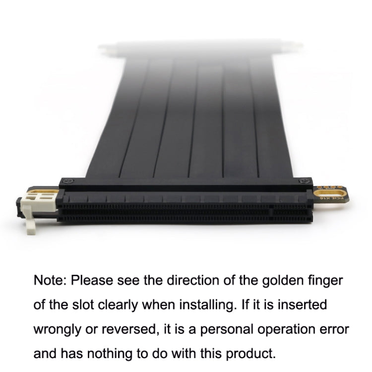 PCI-E 3.0 16X 180度顯卡延長線轉接線，長度：