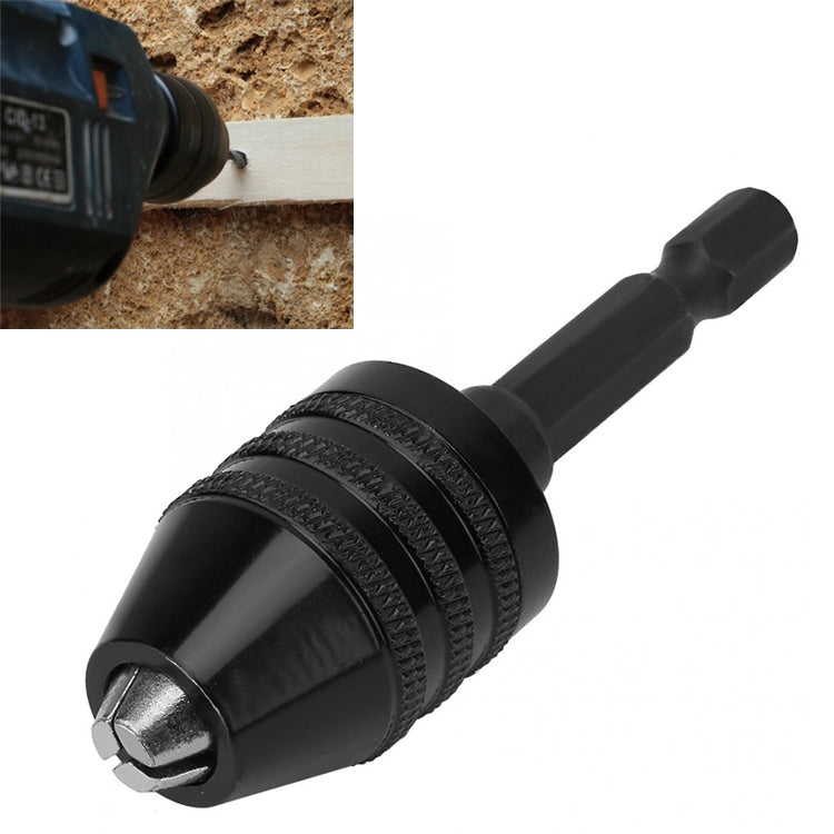 六角柄迷你鑽夾 轉換三爪夾頭電動工具