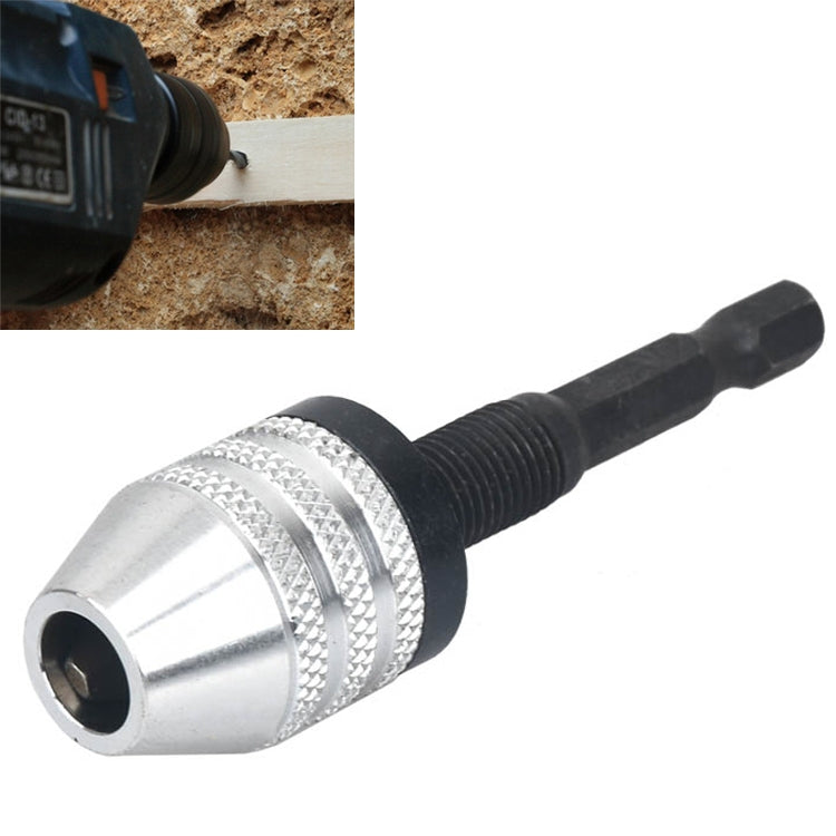 六角柄迷你鑽夾 轉換三爪夾頭電動工具