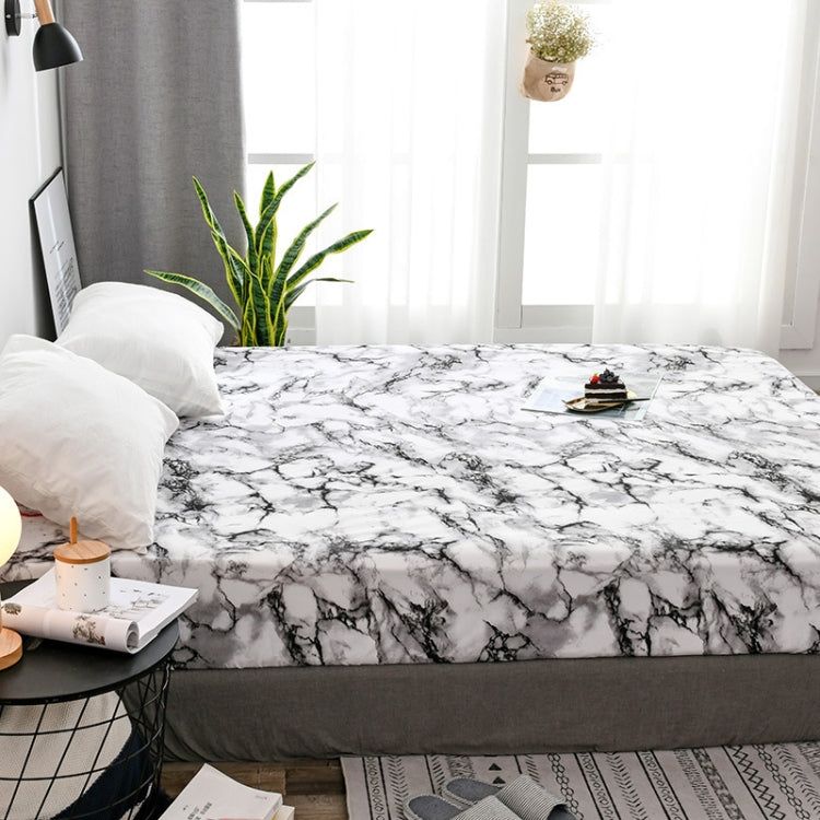 大理石圖案床墊防塵保護套床笠床上用品