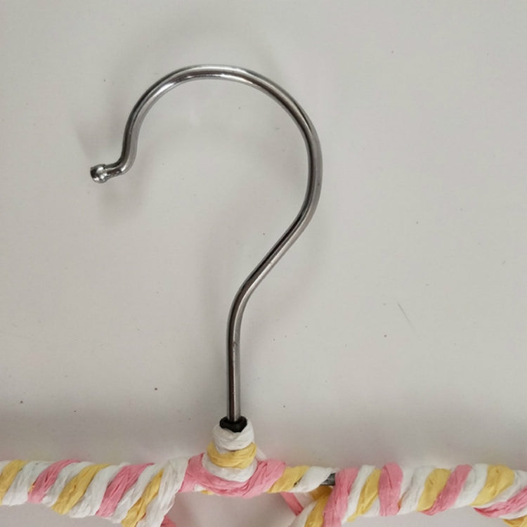 多功能可摺疊28圈圍巾架 顏色隨機發貨