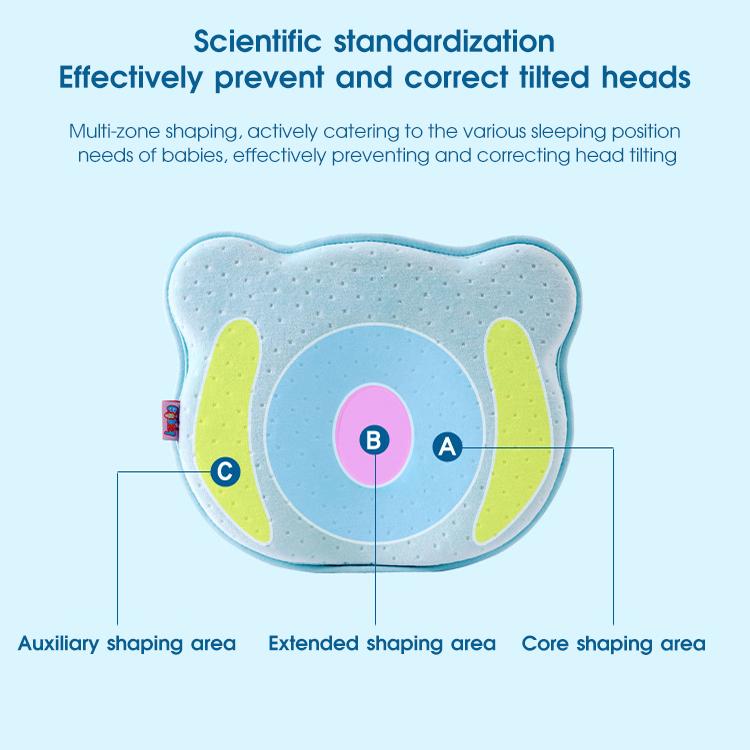 嬰兒頭型矯正枕頭新生兒頭靠墊記憶枕