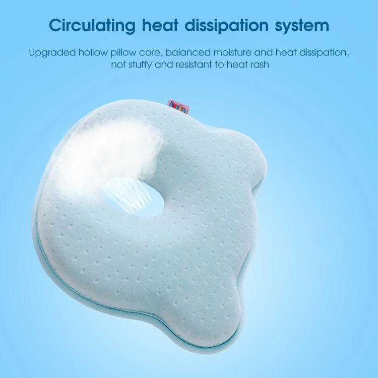 嬰兒頭型矯正枕頭新生兒頭靠墊記憶枕