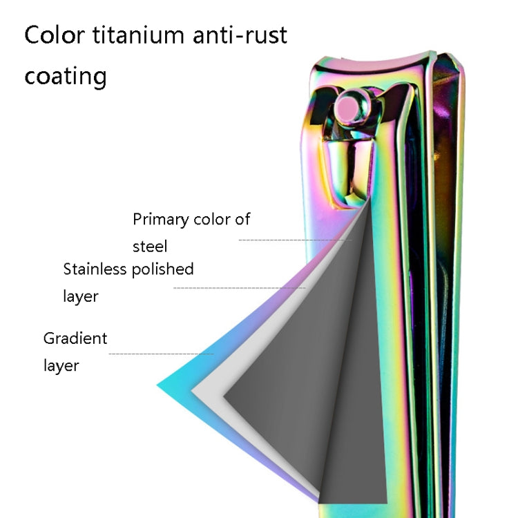 3合一 黑色彩鈦指甲剪套裝 去死皮修甲工具