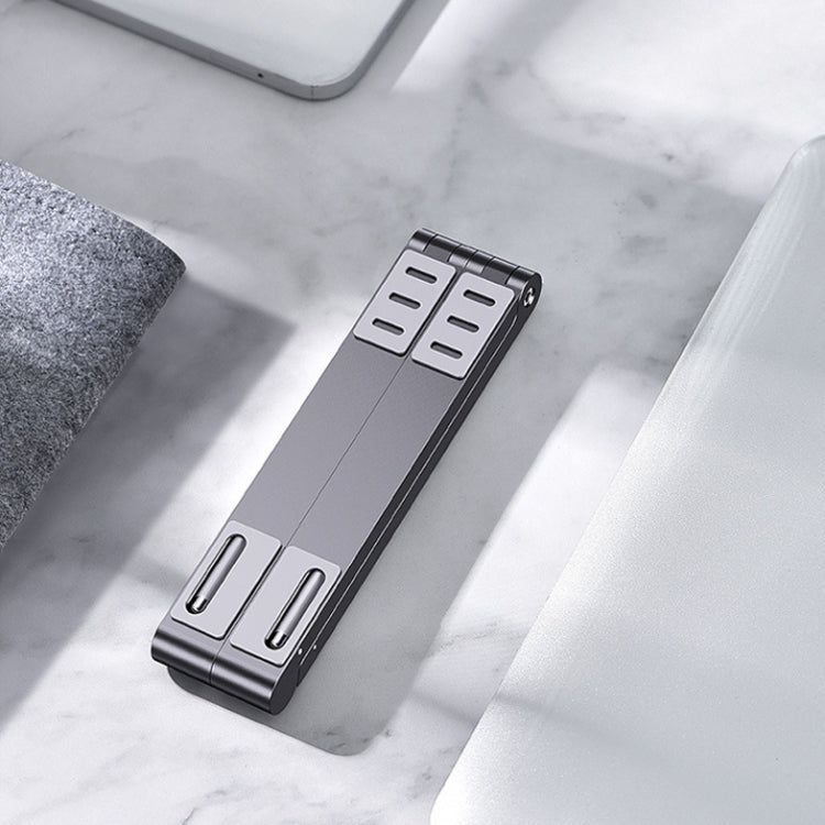 Oatsbasf/派凡 03040 金屬迷你筆記本支架  鋁合金電腦散熱摺疊支架