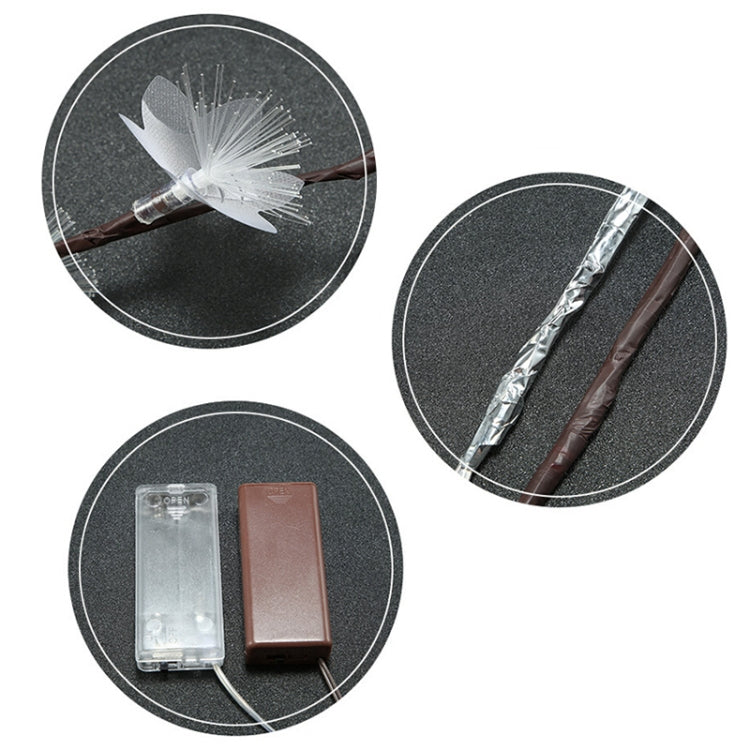 LED光纖花樹枝燈串房間卧室浪漫裝飾彩燈