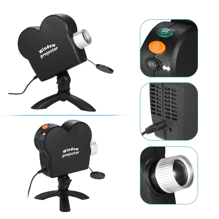 聖誕節萬聖節激光投影儀12部電影迷你投影機