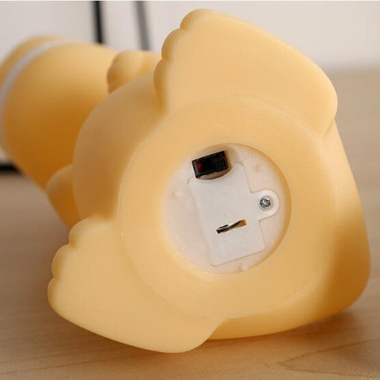 3個一賣 環保搪膠LED恐龍七彩柔光家居电子小夜燈