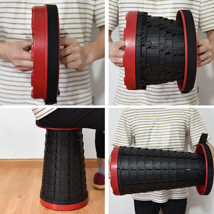 戶外便攜式摺疊伸縮塑料凳野營釣魚庭院凳子