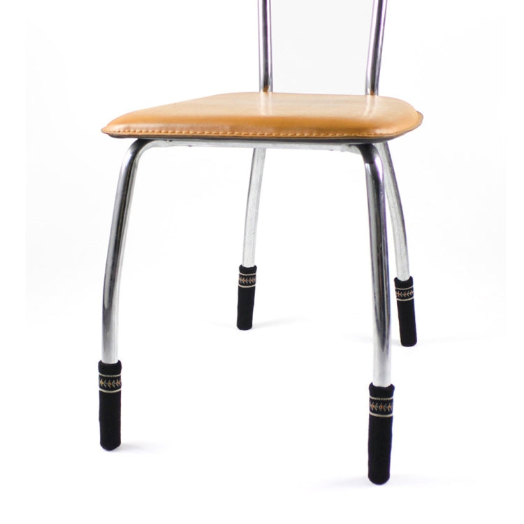 4隻裝 椅子腿針織防滑防刮擦襪飾蓋地板保護帽